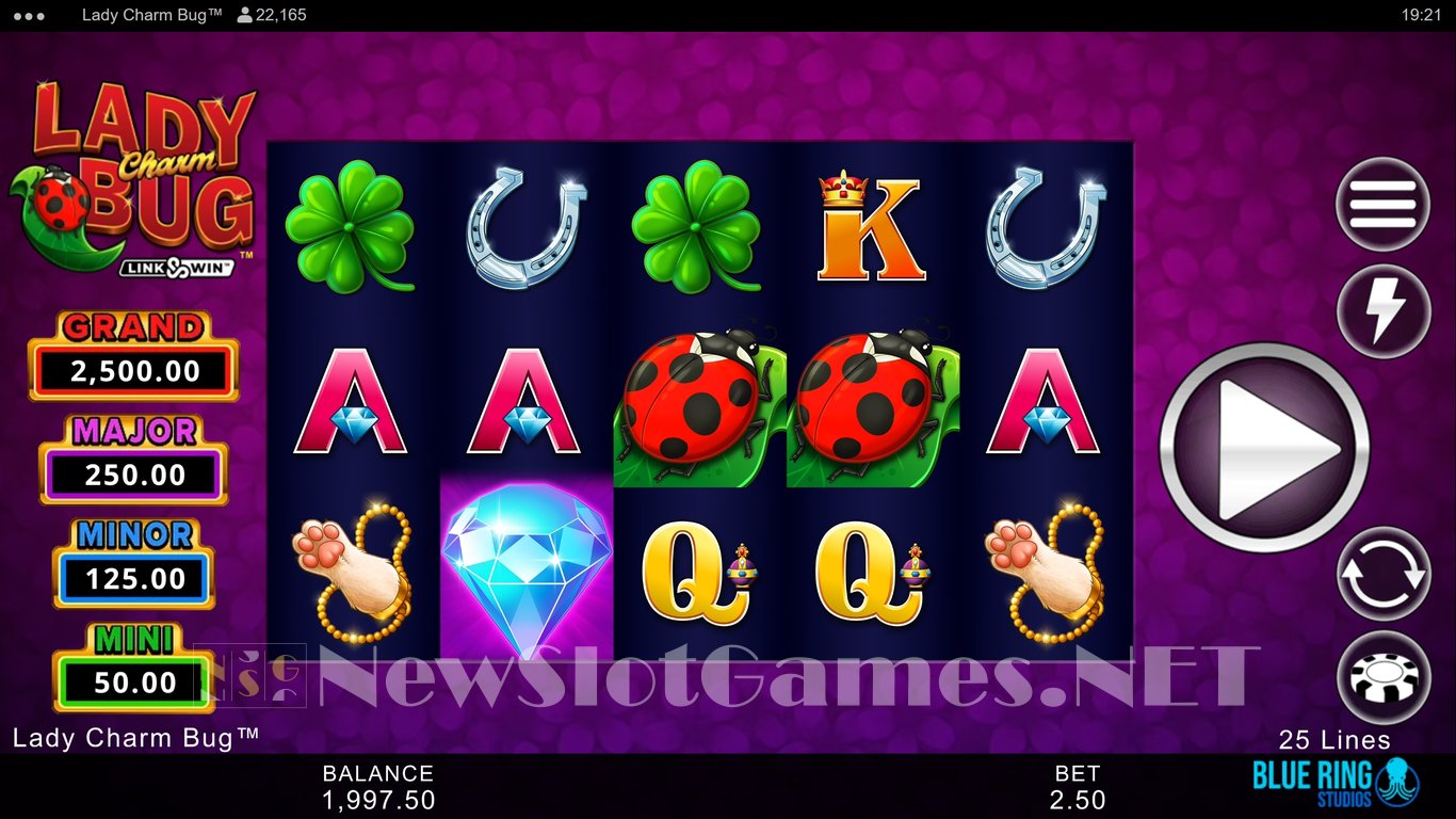 Lady Charm Bug Slot Demo Image