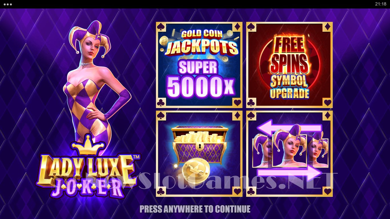 Lady Luxe Joker Slot Demo Image
