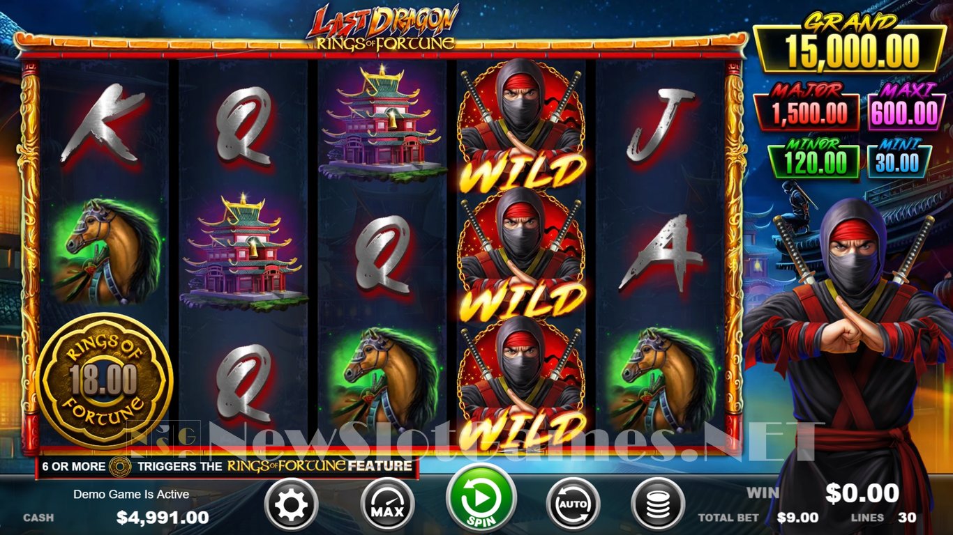 Last Dragon Rings of Fortune Slot Demo Image