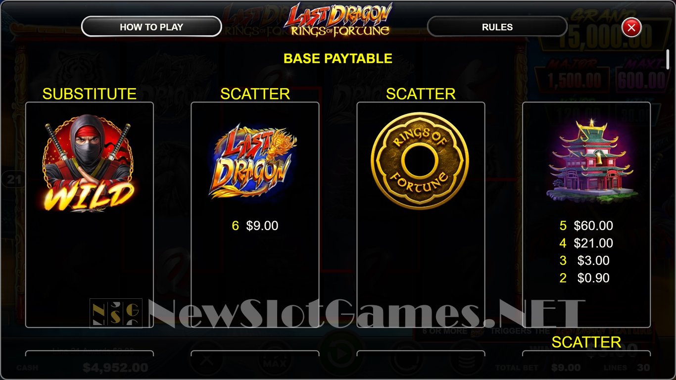 Last Dragon Rings of Fortune Slot Slot Image in Demo - pic. 5