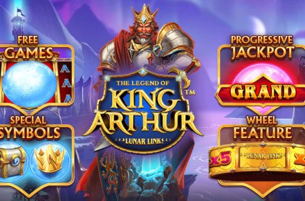 Lunar Link The Legend of King Arthur Slot Logo
