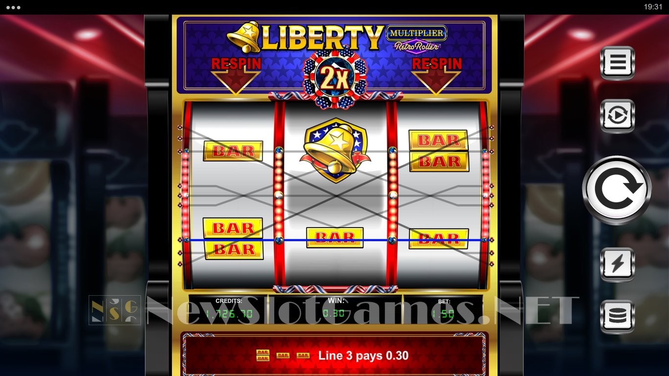 Liberty Multiplier Retro Roller Slot Slot Image in Demo - pic. 3