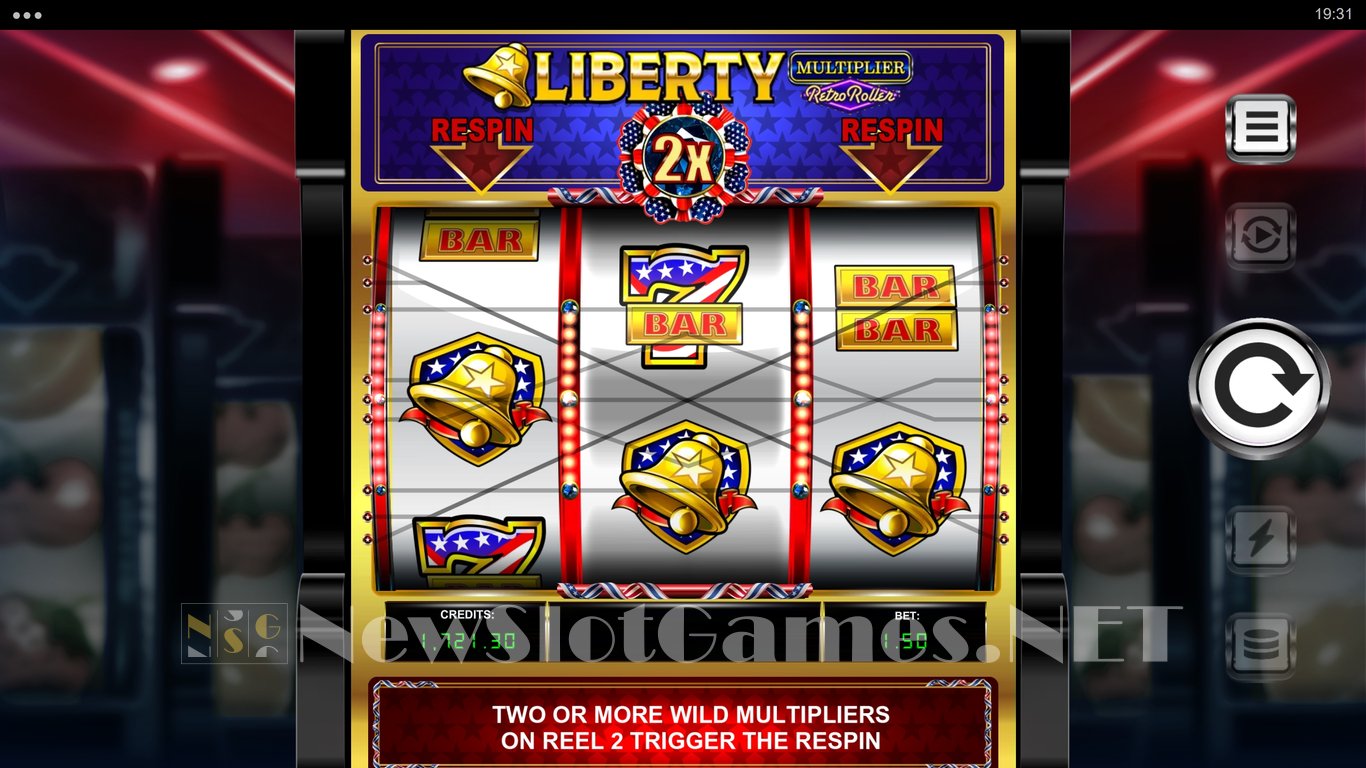 Liberty Multiplier Retro Roller Slot Slot Image in Demo - pic. 6