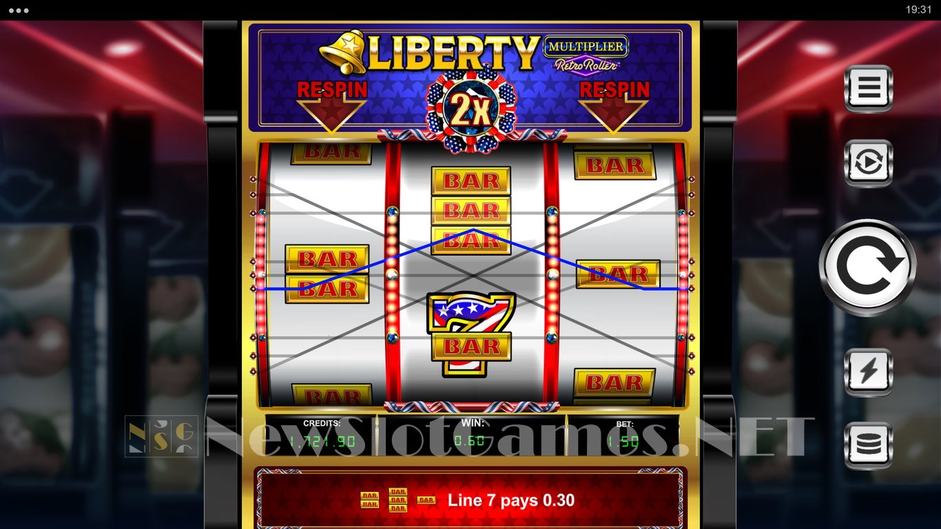 Liberty Multiplier Retro Roller Slot Slot Image in Demo - pic. 7