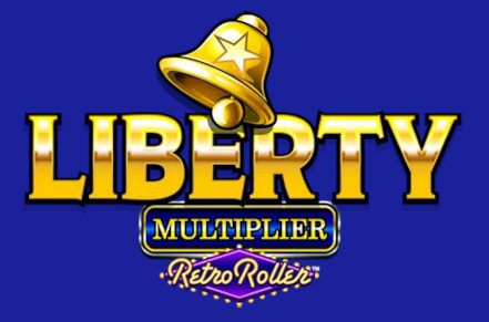 Liberty Multiplier Retro Roller Slot Logo