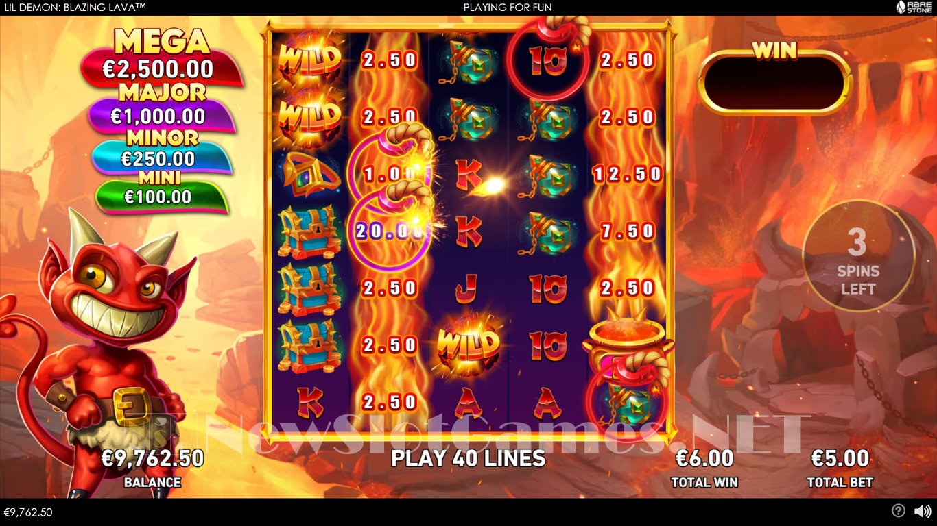 Lil Demon Blazing Lava Slot Slot Image in Demo - pic. 16
