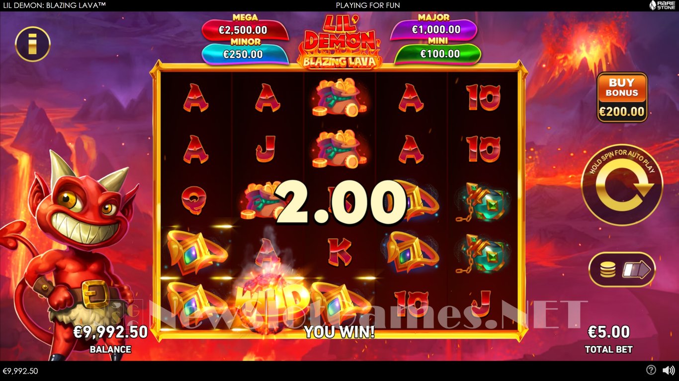 Lil Demon Blazing Lava Slot Slot Image in Demo - pic. 3