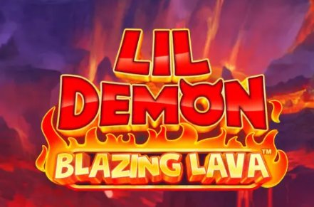 Lil Demon Blazing Lava Slot Logo