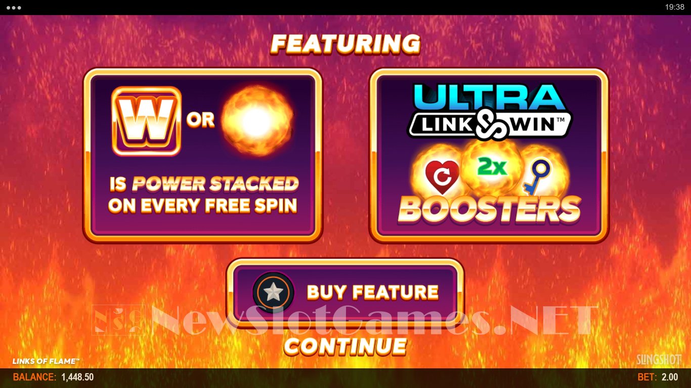 Links of Flame Slot Demo Image