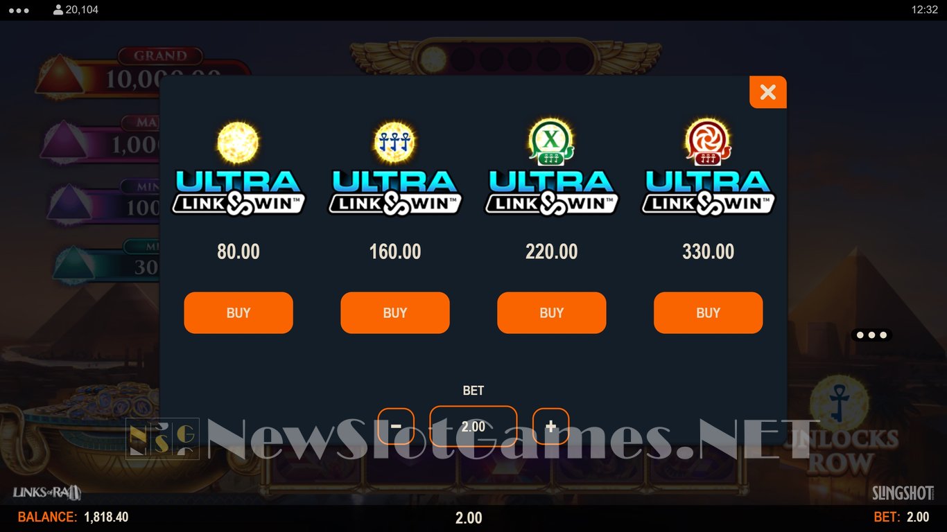 Links of Ra 2 Slot Slot Image in Demo - pic. 9