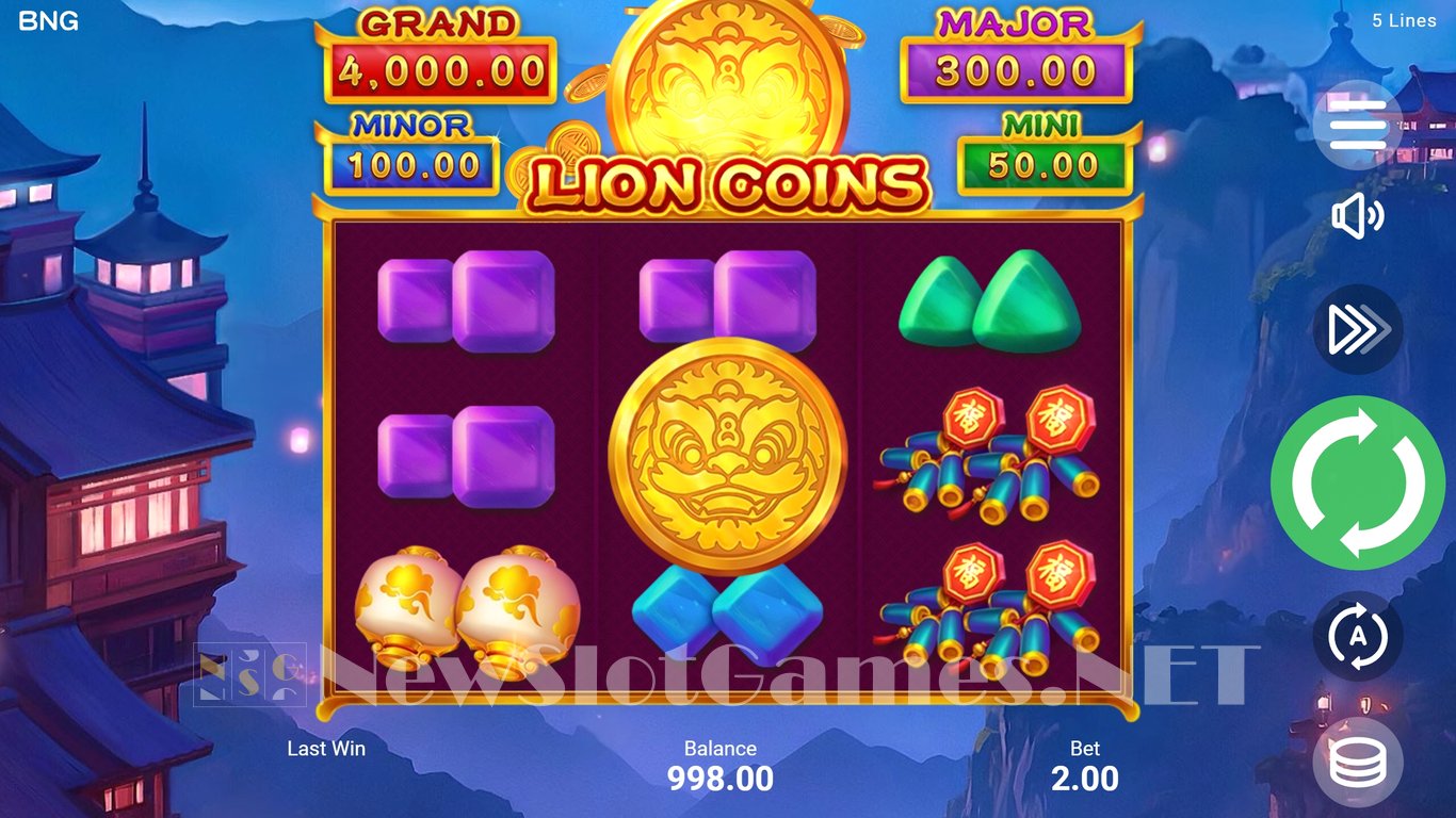 Lion Coins Slot Slot Image in Demo - pic. 2