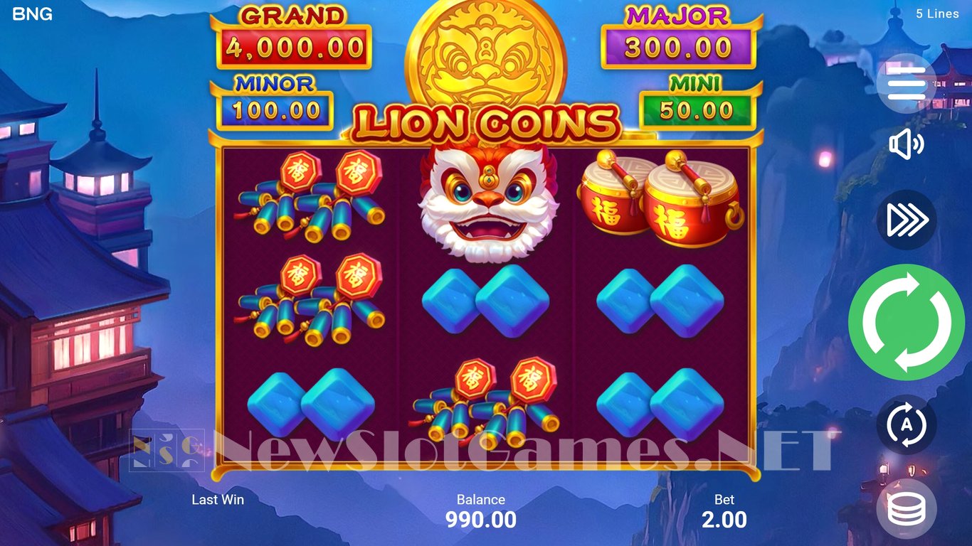 Lion Coins Slot Slot Image in Demo - pic. 3