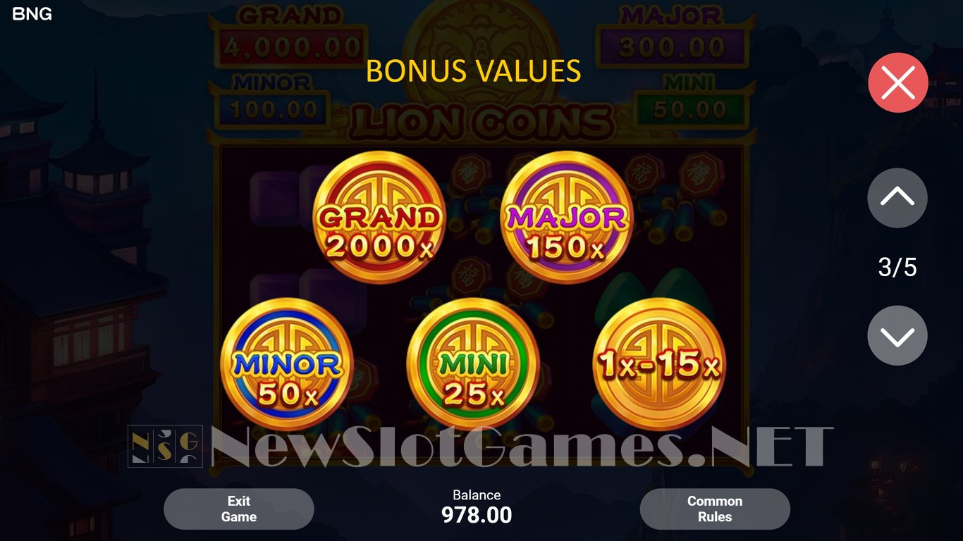 Lion Coins Slot Slot Image in Demo - pic. 8