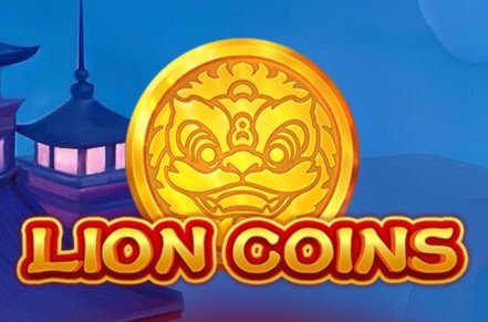 Lion Coins Slot Logo