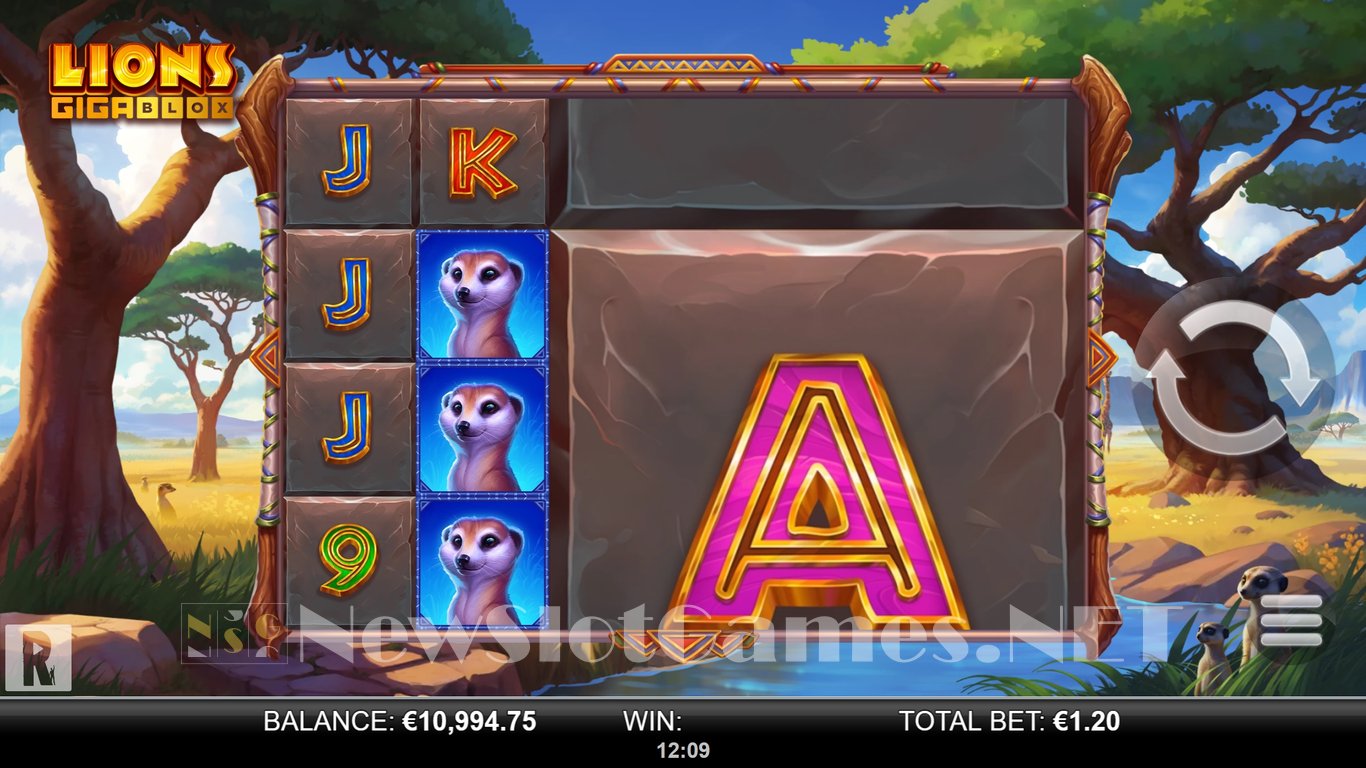 Lions GigaBlox Slot Slot Image in Demo - pic. 6