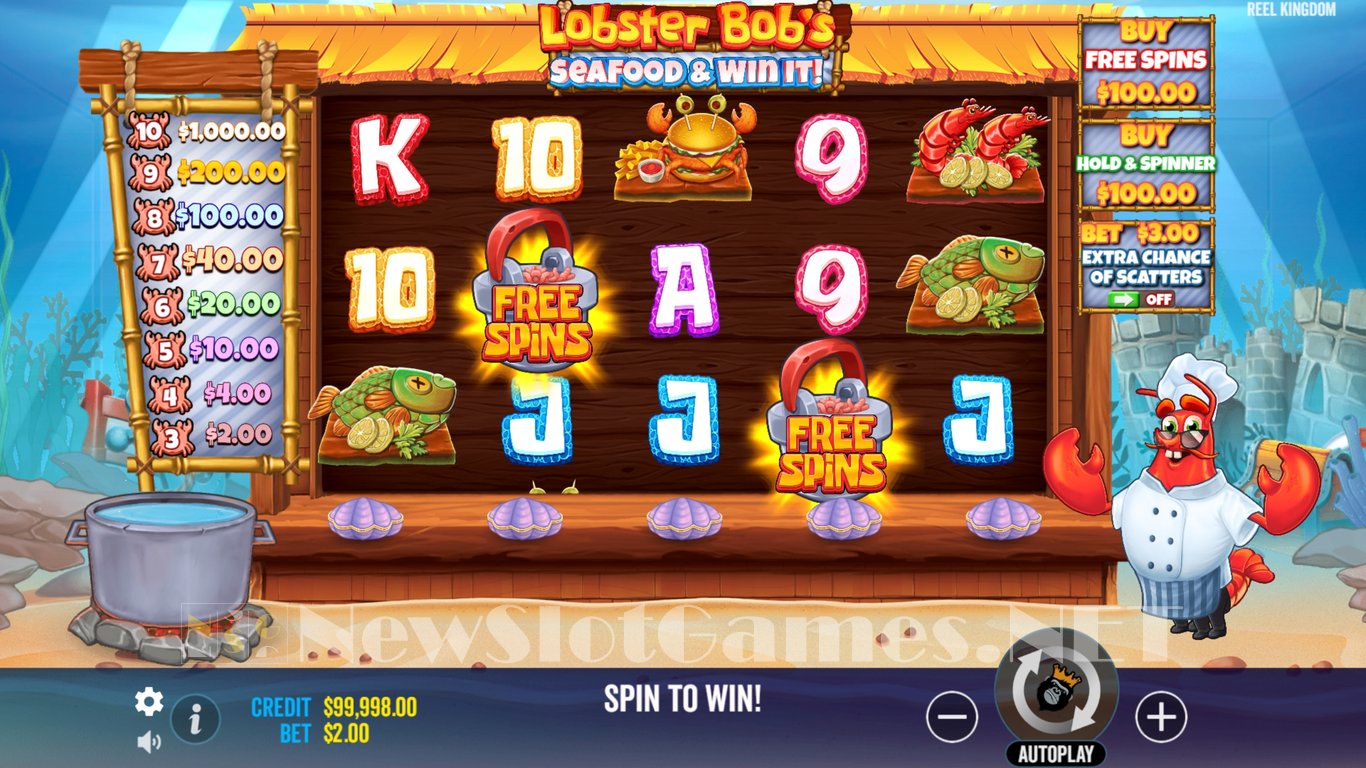 Lobster Bobs Sea Food and Win It Slot Slot Image in Demo - pic. 2