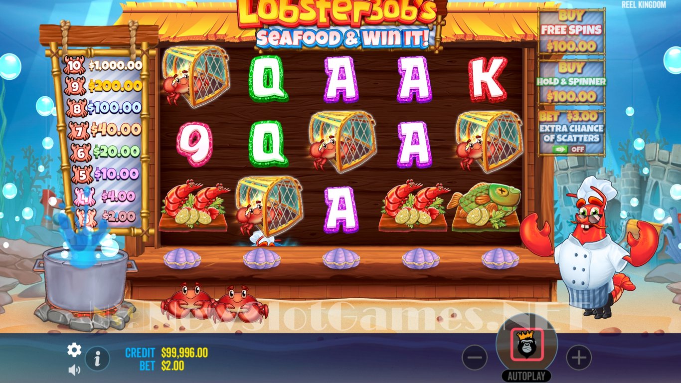 Lobster Bobs Sea Food and Win It Slot Slot Image in Demo - pic. 3