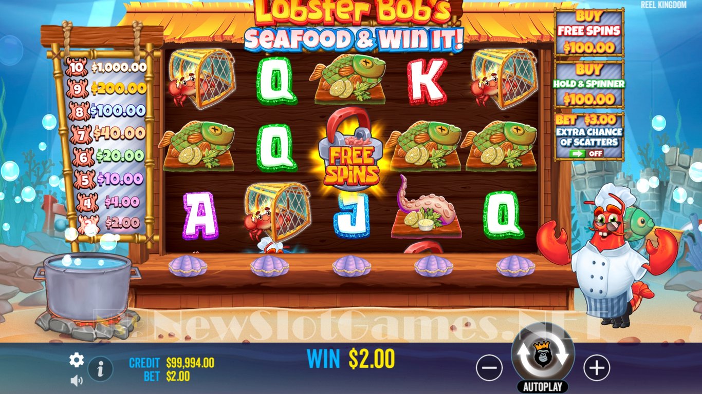 Lobster Bobs Sea Food and Win It Slot Slot Image in Demo - pic. 4