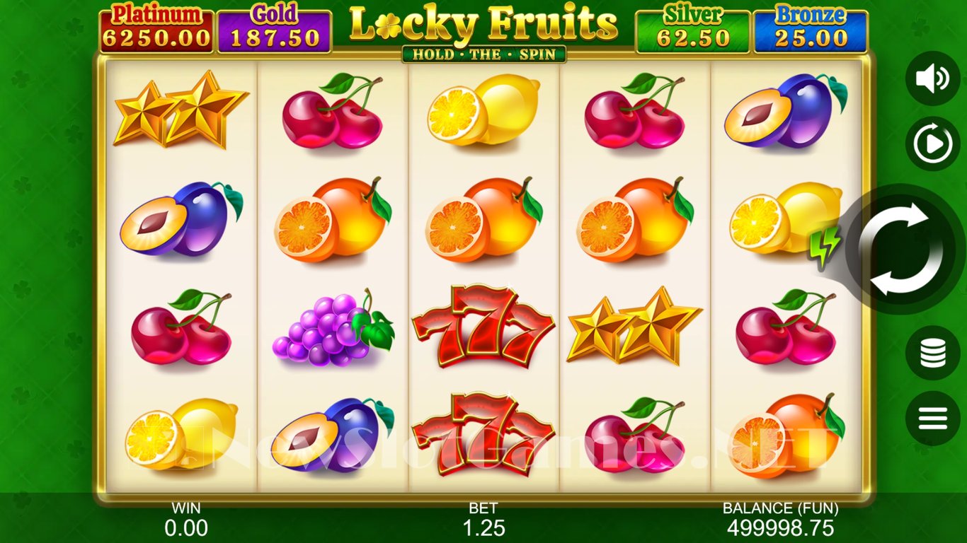 Locky Fruits Hold the Spin Slot Demo Image
