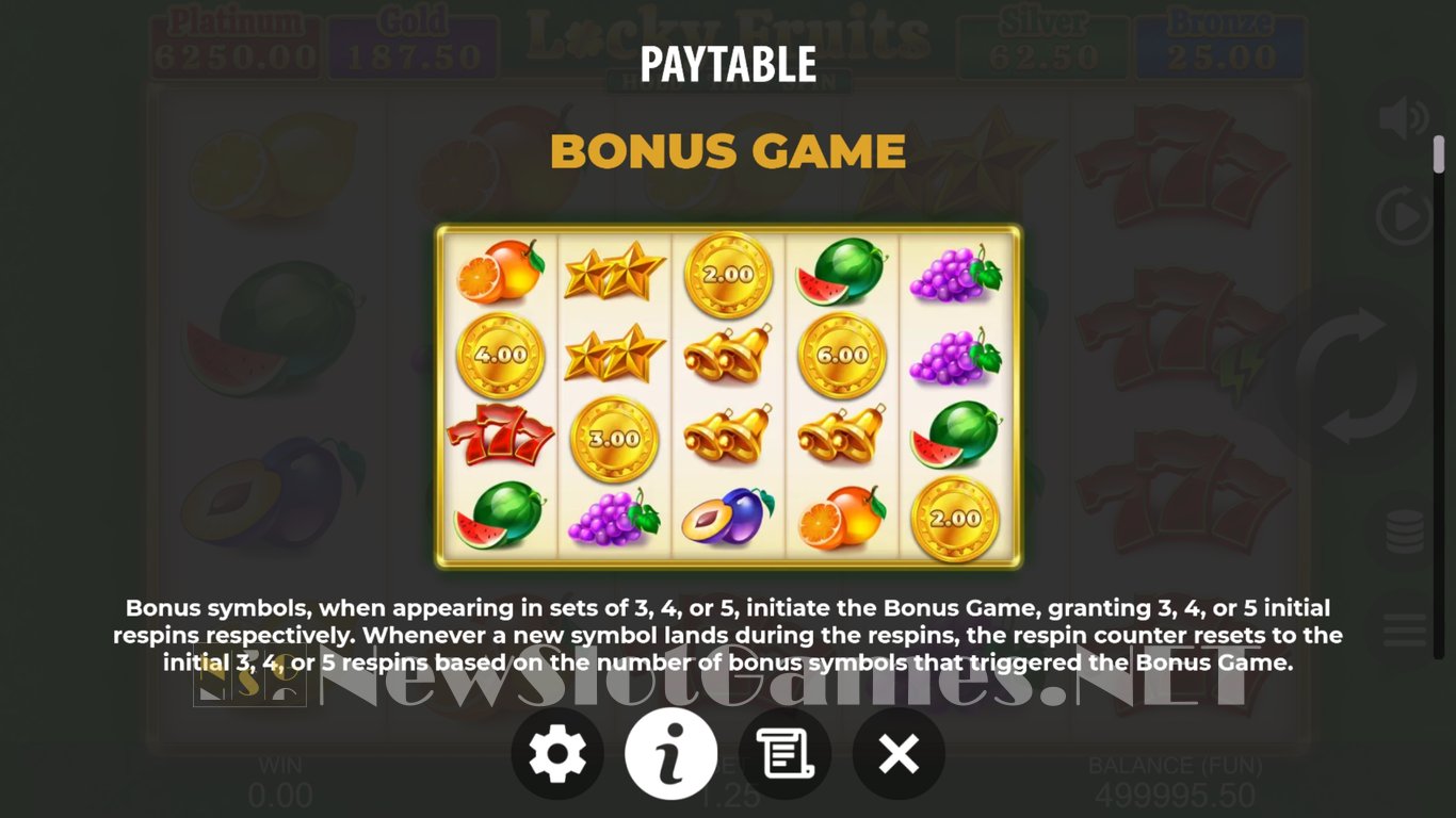 Locky Fruits Hold the Spin Slot Slot Image in Demo - pic. 5