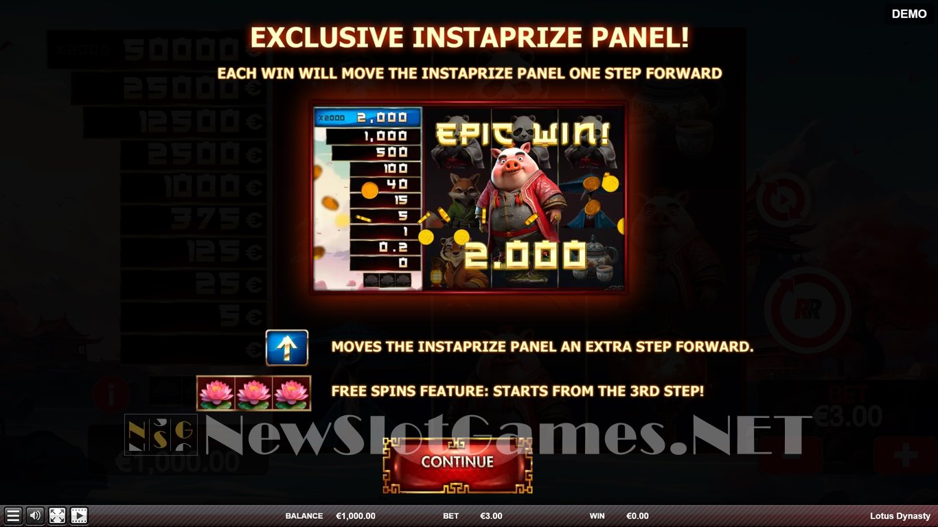 Lotus Dynasty Slot Demo Image