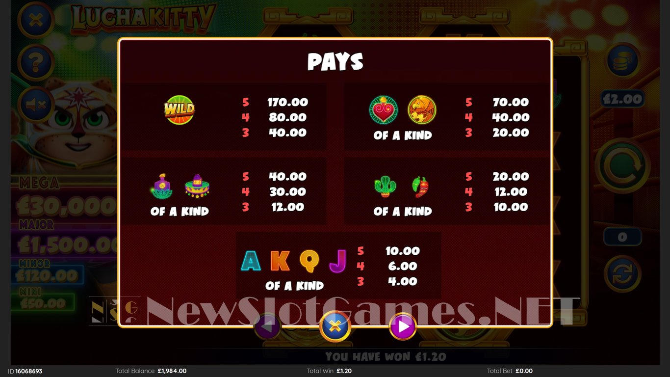 Lucha Kitty Slot Slot Image in Demo - pic. 6