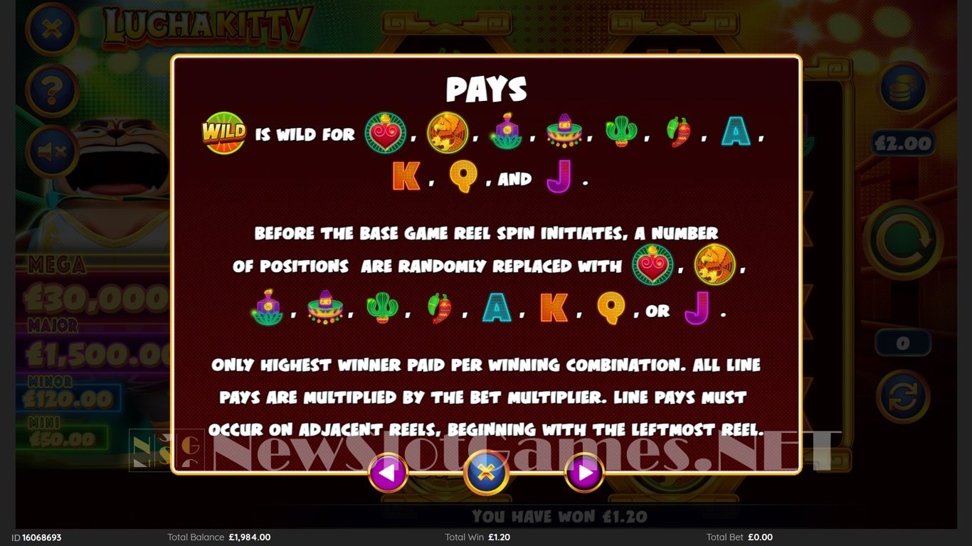 Lucha Kitty Slot Slot Image in Demo - pic. 7
