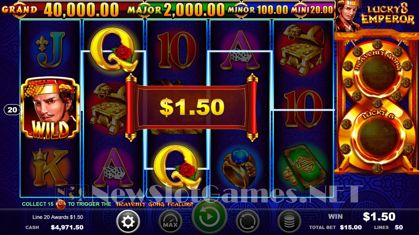 Lucky 8 Emperor Slot Slot Image in Demo - pic. 2