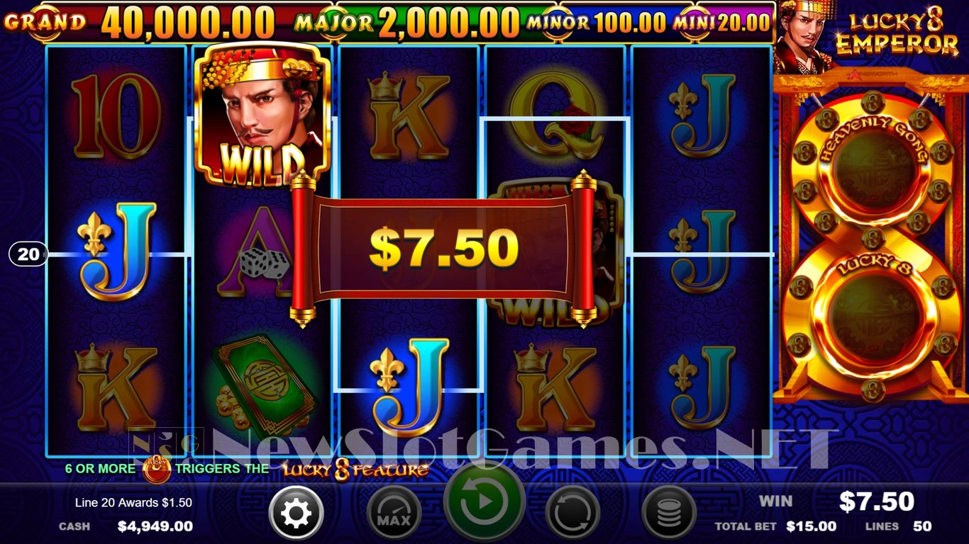 Lucky 8 Emperor Slot Slot Image in Demo - pic. 4