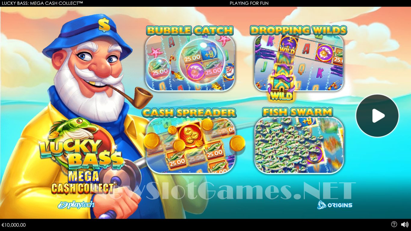 Lucky Bass Mega Cash Collect Slot Demo Image