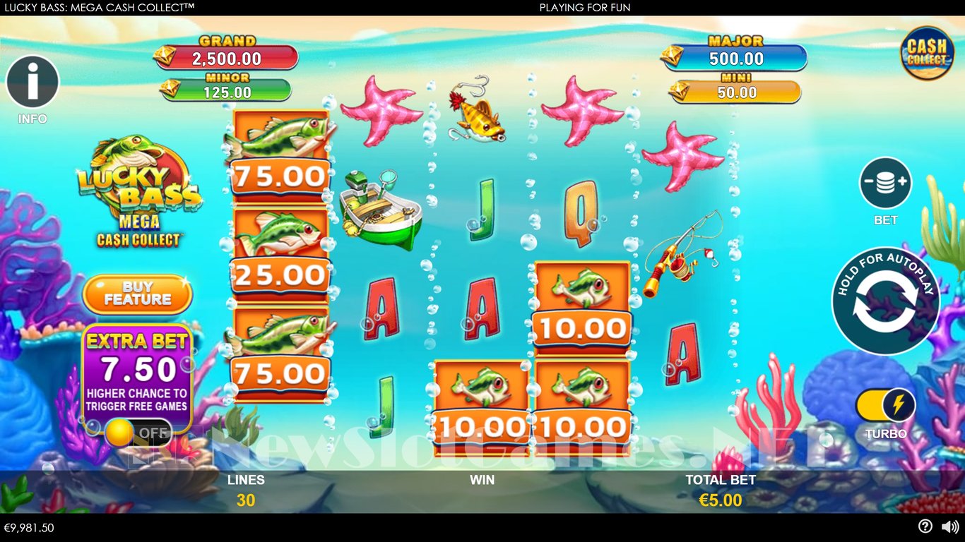 Lucky Bass Mega Cash Collect Slot Slot Image in Demo - pic. 3