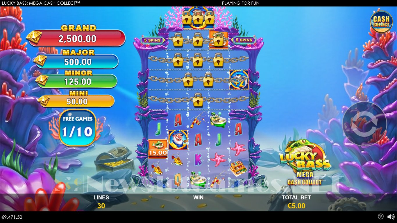 Lucky Bass Mega Cash Collect Slot Slot Image in Demo - pic. 9