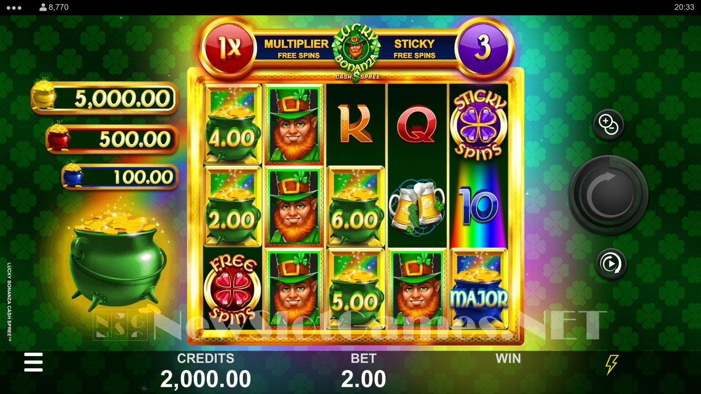 Lucky Bonanza Cash Spree Slot Demo Image