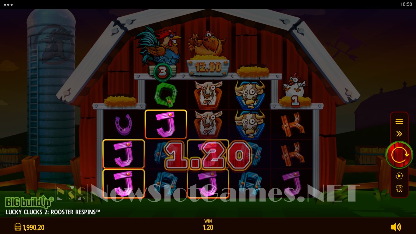 Lucky Clucks 2 Rooster Respins Slot Slot Image in Demo - pic. 5