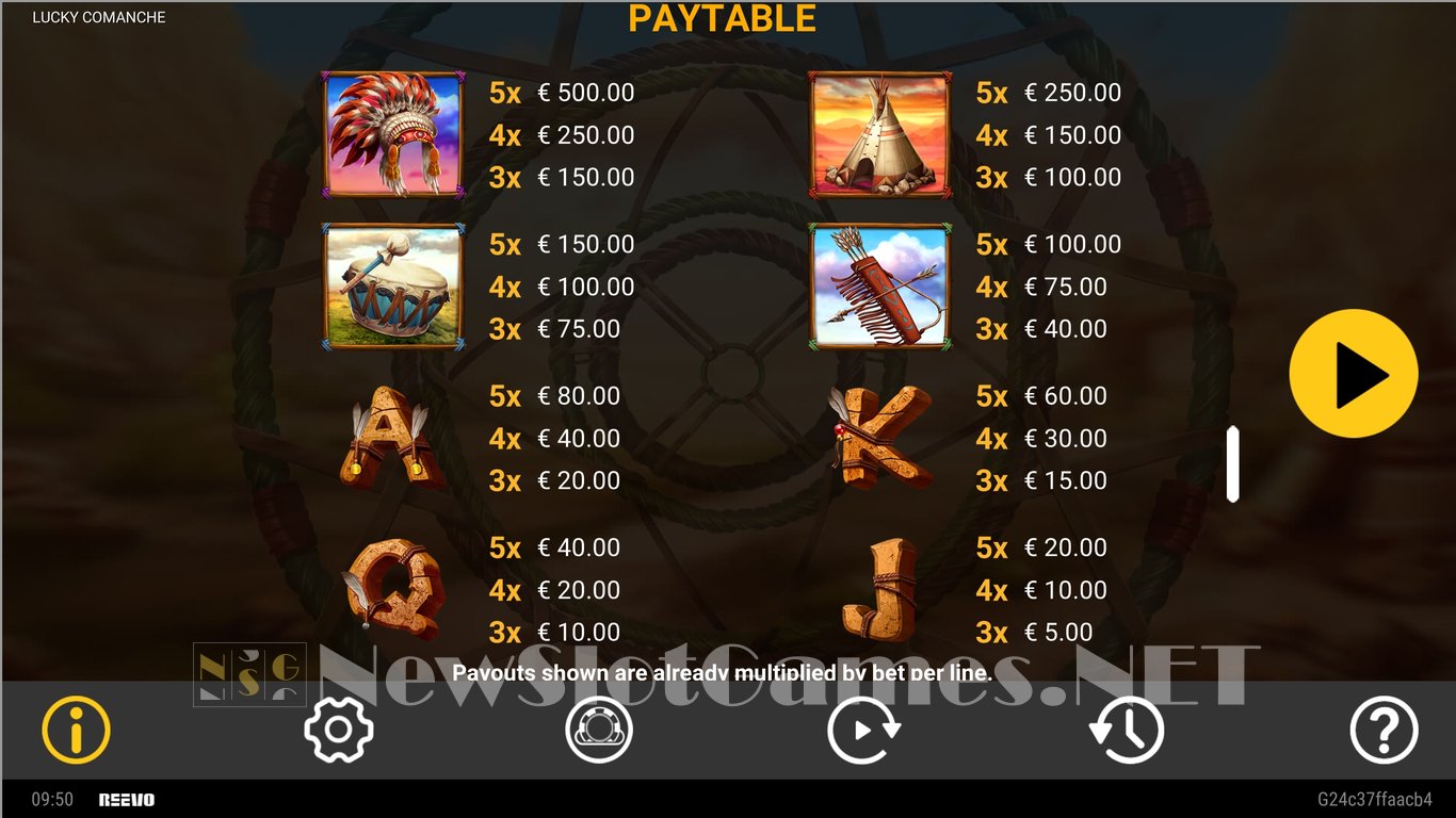 Lucky Comanche Slot Slot Image in Demo - pic. 8