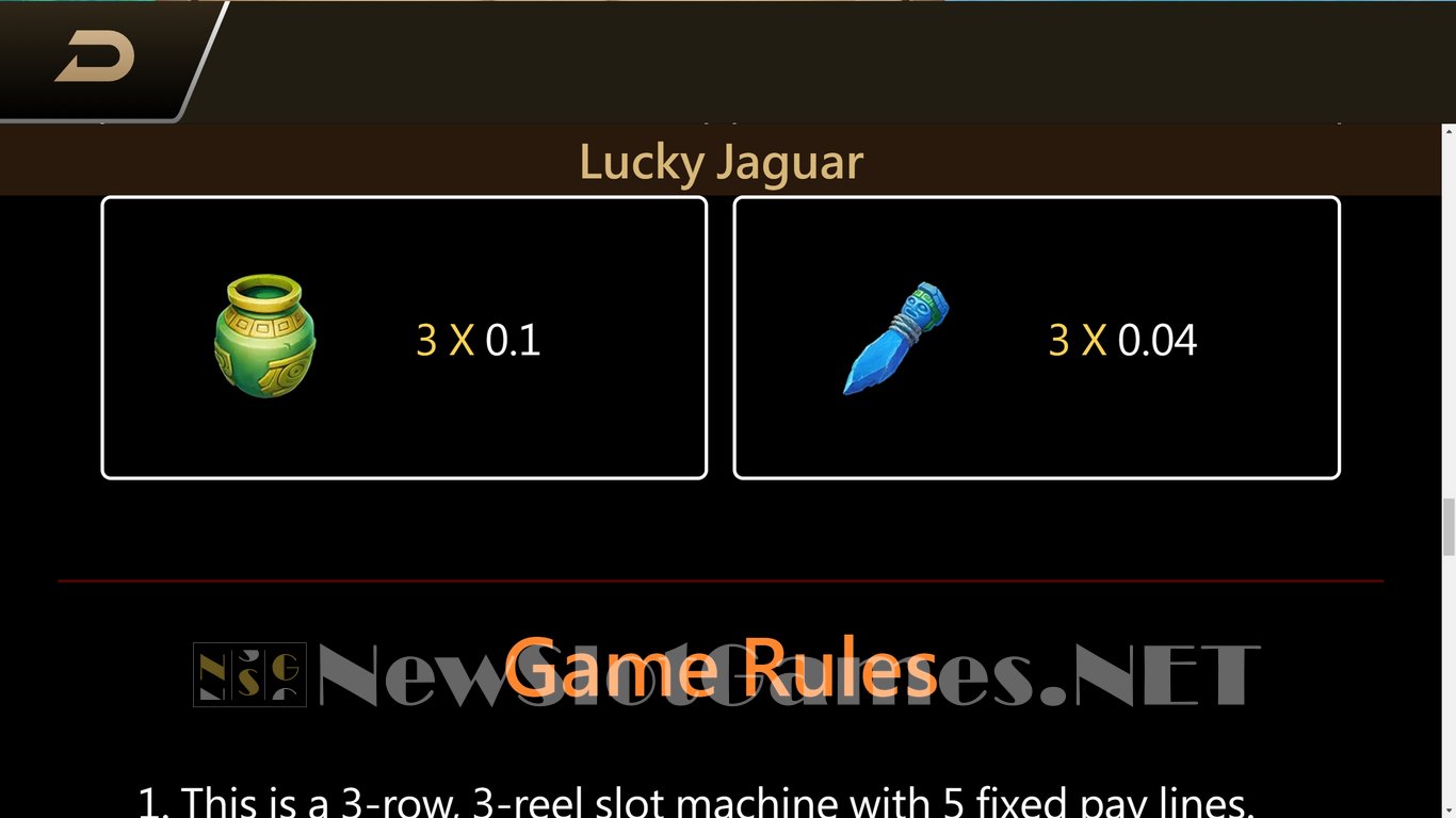 Lucky Jaguar Slot Slot Image in Demo - pic. 12