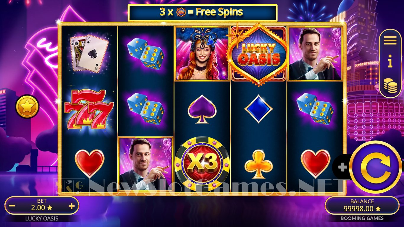 Lucky Oasis Slot Demo Image
