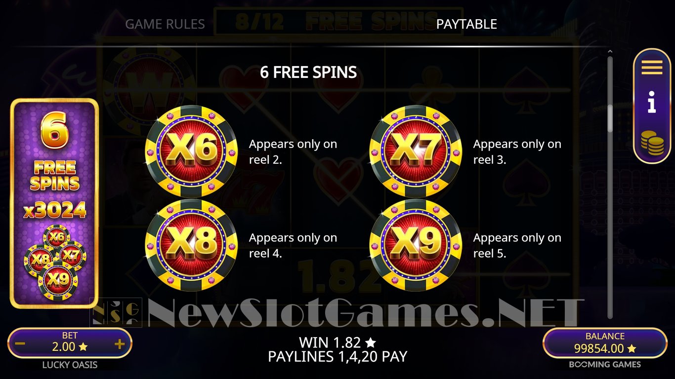 Lucky Oasis Slot Slot Image in Demo - pic. 10