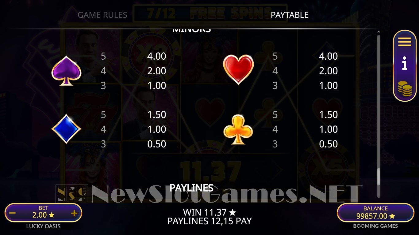 Lucky Oasis Slot Slot Image in Demo - pic. 12