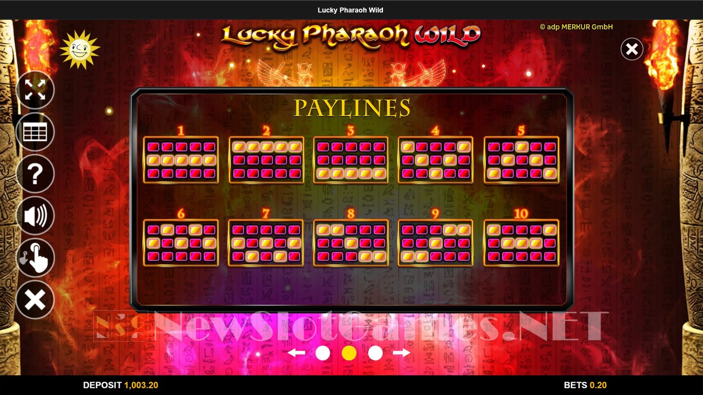 Lucky Pharaoh Wild Slot Review & Demo by Merkur Gaming - Play Free Online