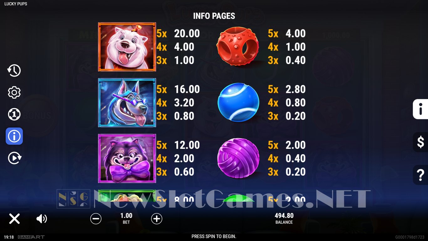 Lucky Pups Slot Slot Image in Demo - pic. 9