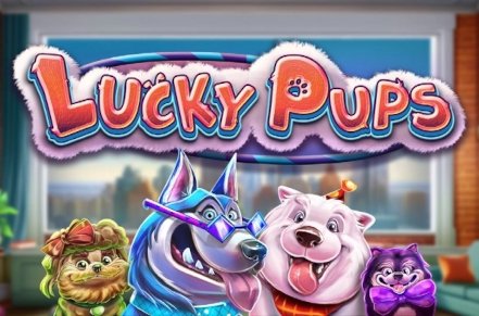 Lucky Pups Slot Logo