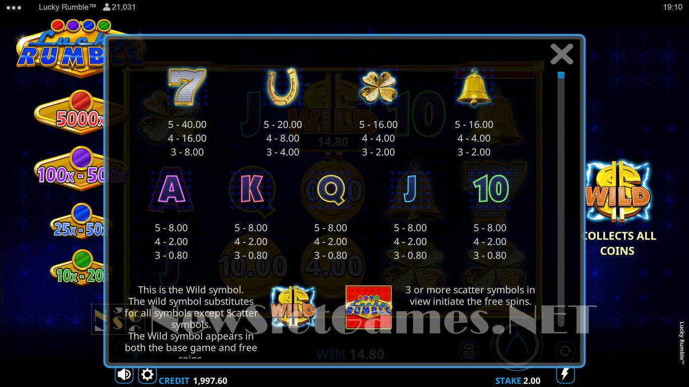 Lucky Rumble Slot Slot Image in Demo - pic. 5