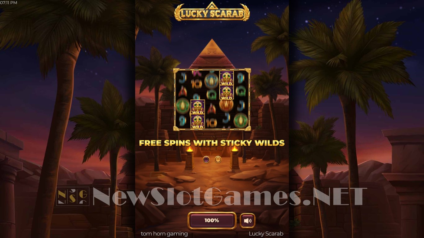 Lucky Scarab Slot Demo Image