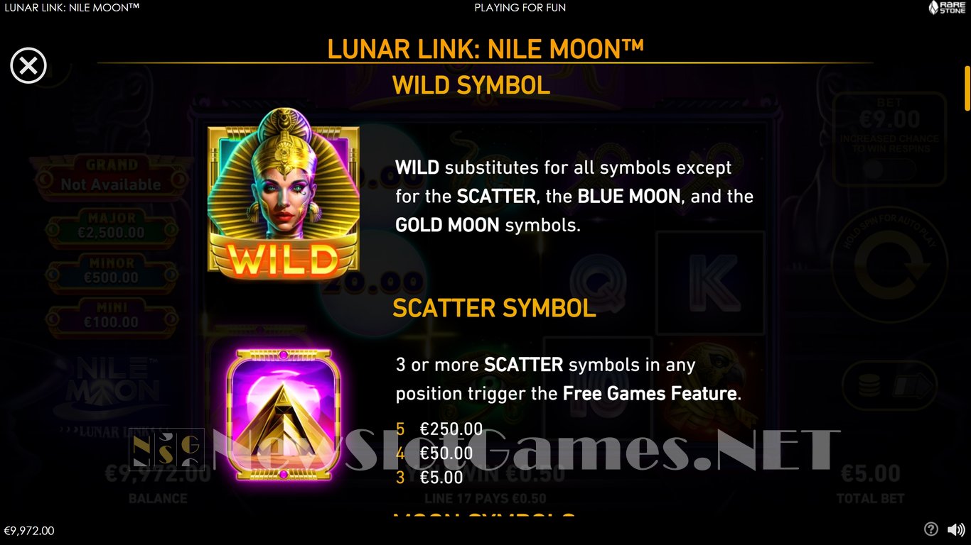 Lunar Link Nile Moon Slot Slot Image in Demo - pic. 7