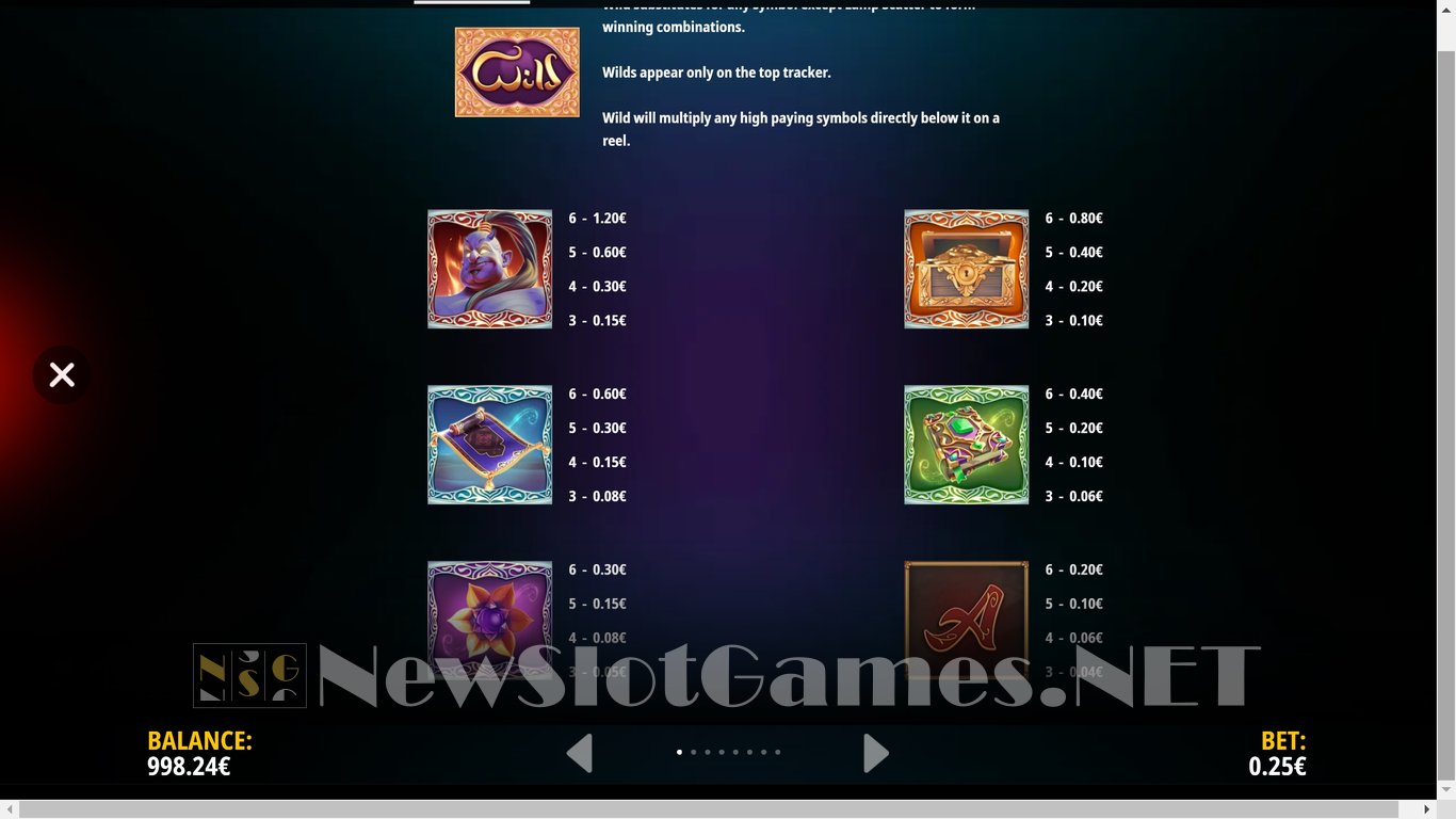 Lure of the Lamp Megaways Slot Slot Image in Demo - pic. 10