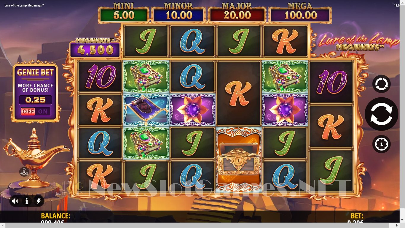 Lure of the Lamp Megaways Slot Slot Image in Demo - pic. 2