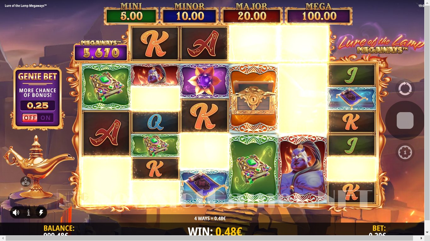 Lure of the Lamp Megaways Slot Slot Image in Demo - pic. 3