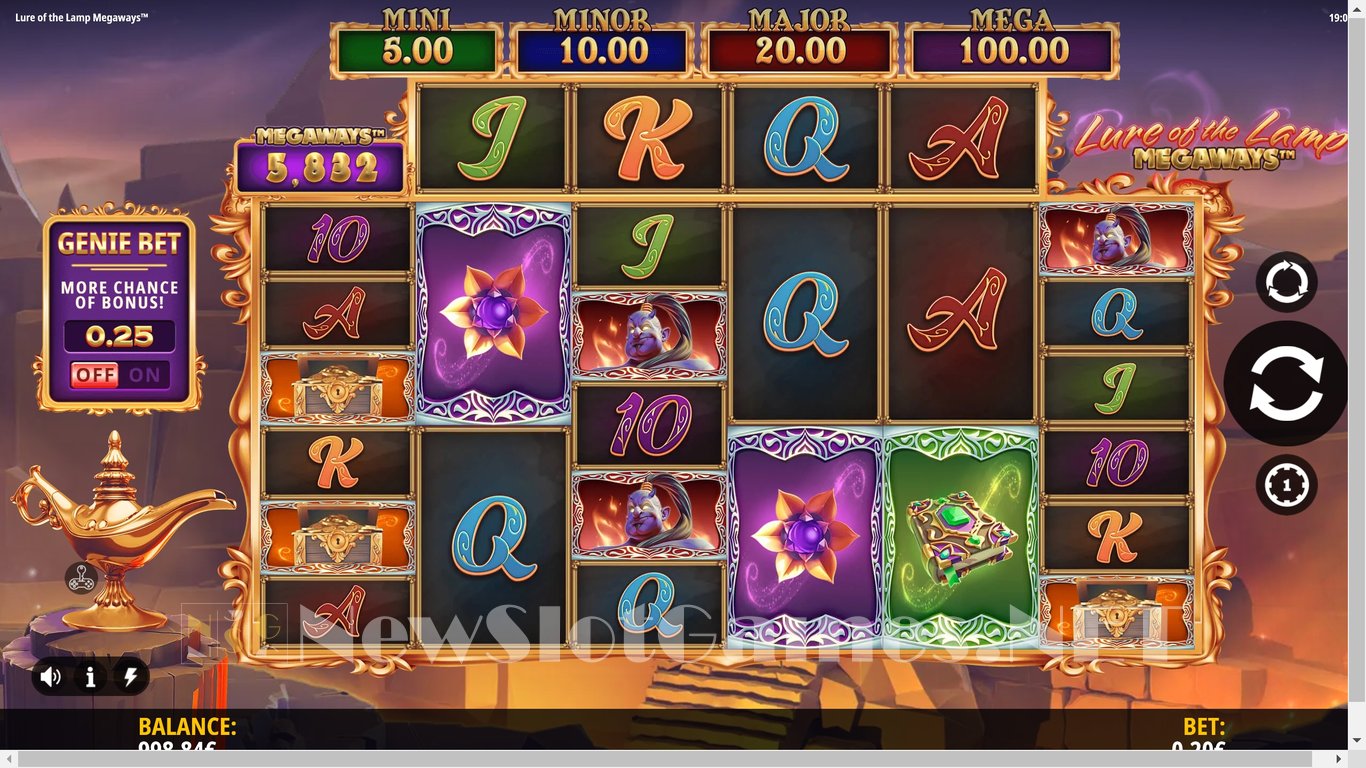 Lure of the Lamp Megaways Slot Slot Image in Demo - pic. 6