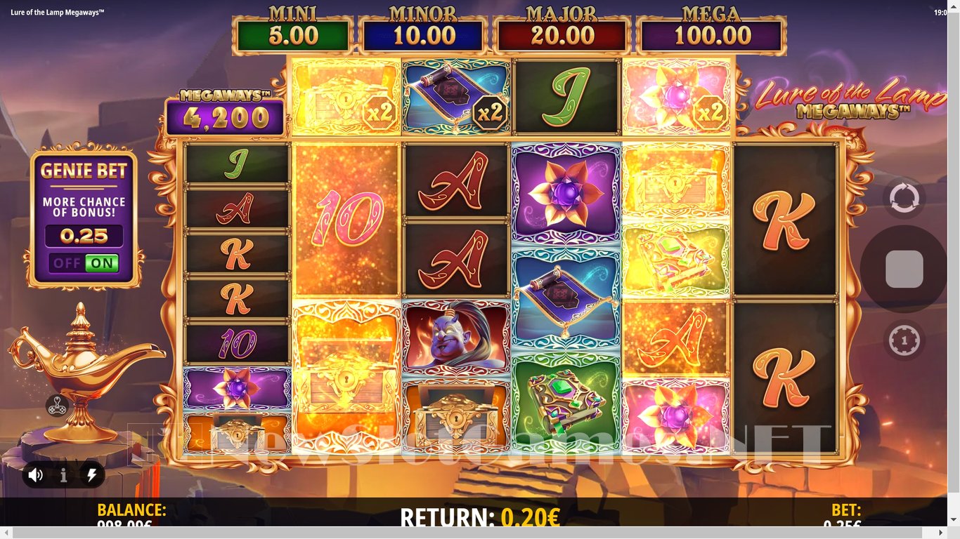 Lure of the Lamp Megaways Slot Slot Image in Demo - pic. 9